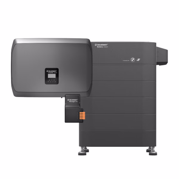Solarwatt vision 2.0 thuisbatterij 17,3 kWh met 9,9 kw vermogen 6 pack 3 fasen